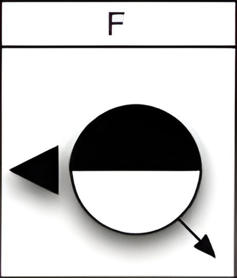 Which of the six figures below best fits in the missing field of the matrix?
