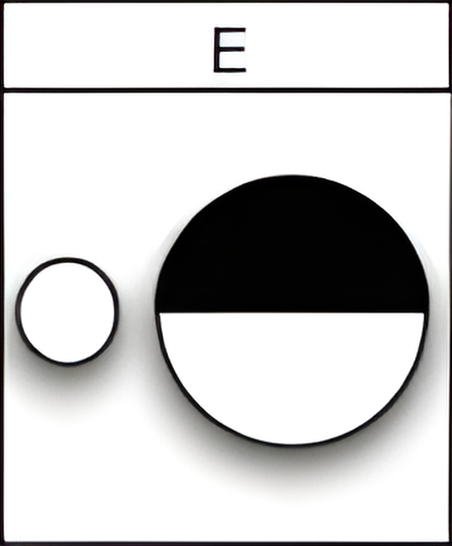 Which of the six figures below best fits in the missing field of the matrix?