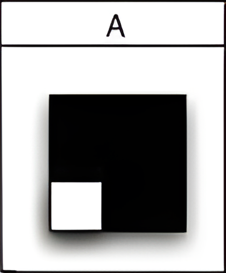 Which of the six figures below best fits in the missing field of the matrix?