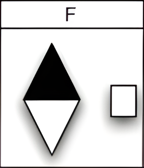 Which of the six figures below best fits in the missing field of the matrix?