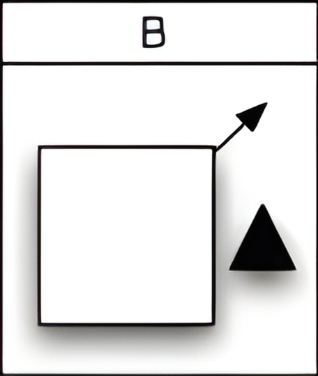 Which of the six figures below best fits in the missing field of the matrix?