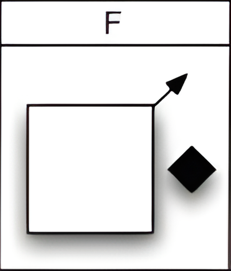 Which of the six figures below best fits in the missing field of the matrix?