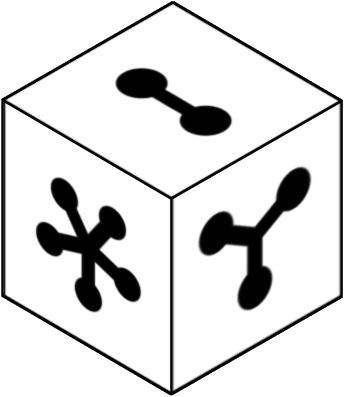 Observe the cube at the top; each side has a distinct image. Choose which of the six cubes below is a rotated version of the top cube. If none match, select 'None of these', or choose 'I don't know' if unsure.