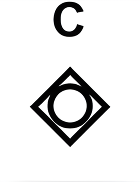 Which of the six figures below best fits in the missing field?