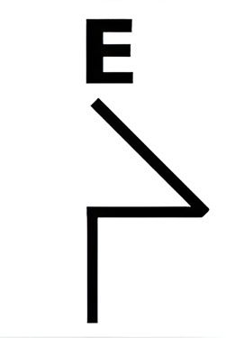 Which of the six figures below best fits in the missing field?