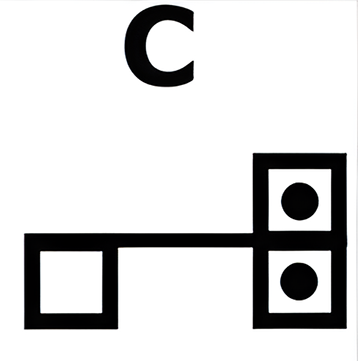 Which of the six figures below best fits in the missing field?