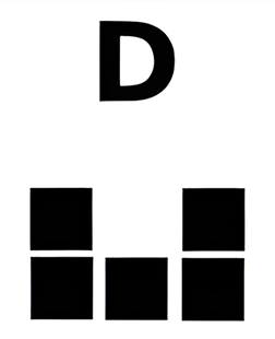 Which of the six figures below best fits in the missing field?