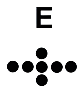 Which of the six figures below best fits in the missing field?
