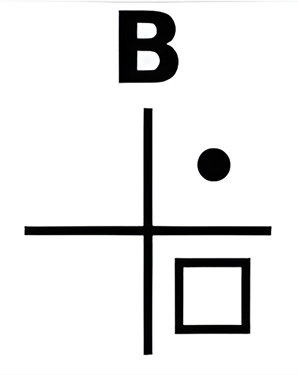 Which of the six figures below best fits in the missing field?