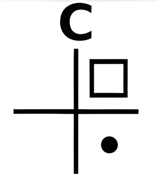 Which of the six figures below best fits in the missing field?