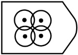 Which of the figures below best fits in the missing field?