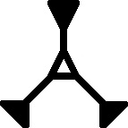 Which one of the five designs is least like the other four?