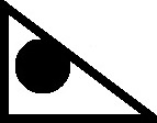 Which one of the five designs below is least like the other four?