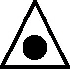 Which one of the five designs below is least like the other four?