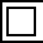 Which one of the five designs below is least like the other four?