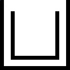 Which one of the five designs below is least like the other four?