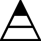 Which one of the five designs below is least like the other four?