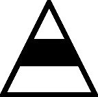 Which one of the five designs below is least like the other four?
