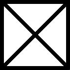 Which one of the five designs below is least like the other four?